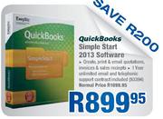 Quick Books Simple Start 2013 Software