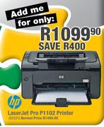 Hp Laser Jet Pro P1102 Printer