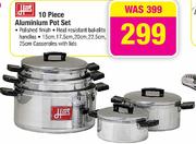 Hart 10 Piece Aluminium Pot Set