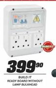 Build It Ready Board Without Lamp Bulkhead-Each