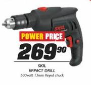 Skil Impact Drill 500 Watt Keyed Chuck-13mm