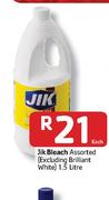 Jik Bleach (Exluding Brilliant White)-1.5L Each
