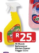Mr Muscle Bathroom Or Kitchen Cleaner Trigger- 500ml Each