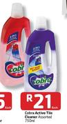 Cobra Active Tile Cleaner- 750ml Each