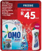 Buy Omo Auto Washing Powder 2kg Or Concentrated Liquid 750ml 