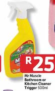 Mr Muscle Bathroom Or Kitchen Cleaner Trigger -500ml Each