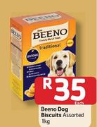 Beeno Dog Biscuits -1Kg Each