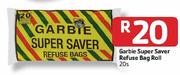  Garbie Super Saver Refuse Bag Roll - 20's