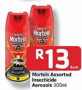 Mortein Assorted Insecticide Aerosols- 300ml Each
