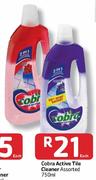  Cobra Active Tile Cleaner Assorted- 750ml Each