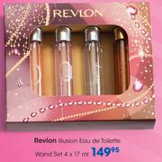 Revlon Illusion Eau De Toilette Wand Set-4x17Ml