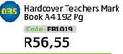 Hard Cover Teachers Mark Book A4 192 Pg FR1019