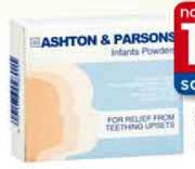 Ashion & Parsons Teething Powders 20 Sachets-Per Pack
