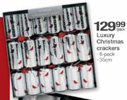 Luxury Christmas Crackers 6 Pack 35Cm-Per Pack