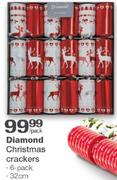 Diamond Christmas Crackers 6 Pack 32Cm-Per Pack