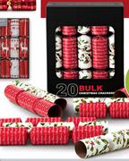 Christmas Crackers Bulk Pack 20 Pack 32Cm-Per Pack
