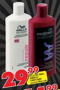Wella Pro Series Shampoo/Conditioner Assorted - 500ml Each
