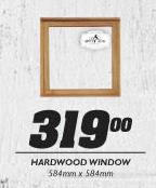 Hardwood Window-584mmx584mm