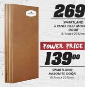 Swartland Massonite Door-813mmx2032mm
