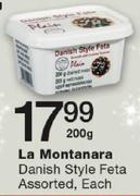 La Montanara Danish Style Feta Assorted-200g 