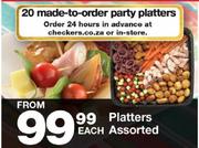 Platters Assorted-Each