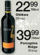 Obikwa Shiraz-750ml