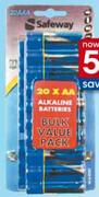 Safeway AA Alkaline Batteries(BP20)-20's Per Pack