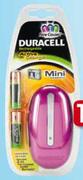 Duracell Mini Charger & 2 AA Batteries(CEF20) 
