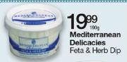 Mediterranean Delicacies Feta & Herb Dip-190g