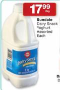 Sundale Dairy Snack Yoghurt Assorted-2kg 