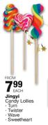 Jingyi Candy Lollies Turn/Twister/Wave/Sweetheart-Each
