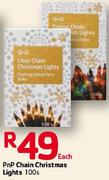 PnP Chain Christmas Lights-100s Each