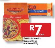Fatti's & Moni's Spaghetti Or Macaroni- 175g