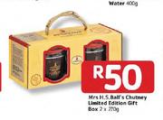 Mrs H.S Ball's Chutney Limited Edition Gift Box-2 x 270g