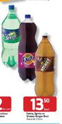 Fanta, Sprite Or Stoney Ginger Beer Assorted-2 Litre Each