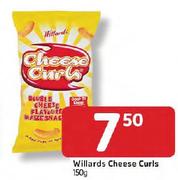 Willards Cheese Curls- 150g