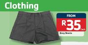 Grey Shorts-Each