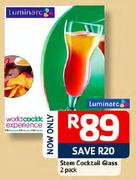 Luminarc Stem Cocktail Glass-2 Pack