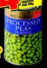 Pot O' Gold Processed Peas-400gm