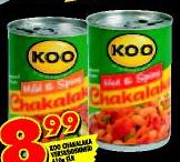 Koo Chakatak Verskeidenheid-410gm Elk