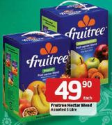 Fruitree Nectar Blend Assorted-5Ltr Each