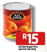 All Gold Super Fine Apricot Jam - 900g