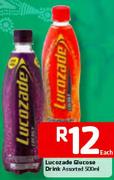 Lucozade Glucose Drink-500Ml Each