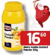 Moirs Vanilla Custard Powder-500G