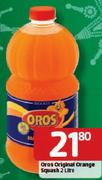 Oros Original Orange Squash-2L