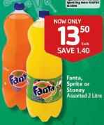 Fanta,Sprite Or Stoney-2L Each