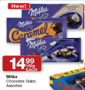 Milka Chocolate Slabs Assorted-100g Each