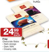 Frey Chocolate Slabs-100g Each