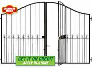 Induna Double Driveway Gate With Built In Pedstriant -1.8m x 3m