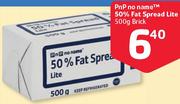 PnP No Name 50% Fat Spread Lite-500G Brick